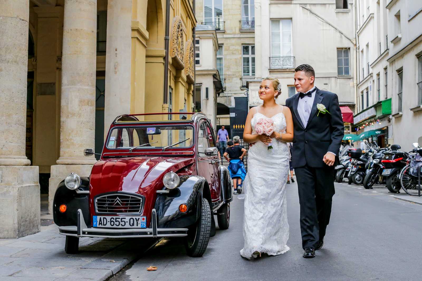 wedding ceremony in paris