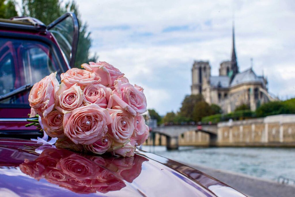 свадебная церемония в Париже